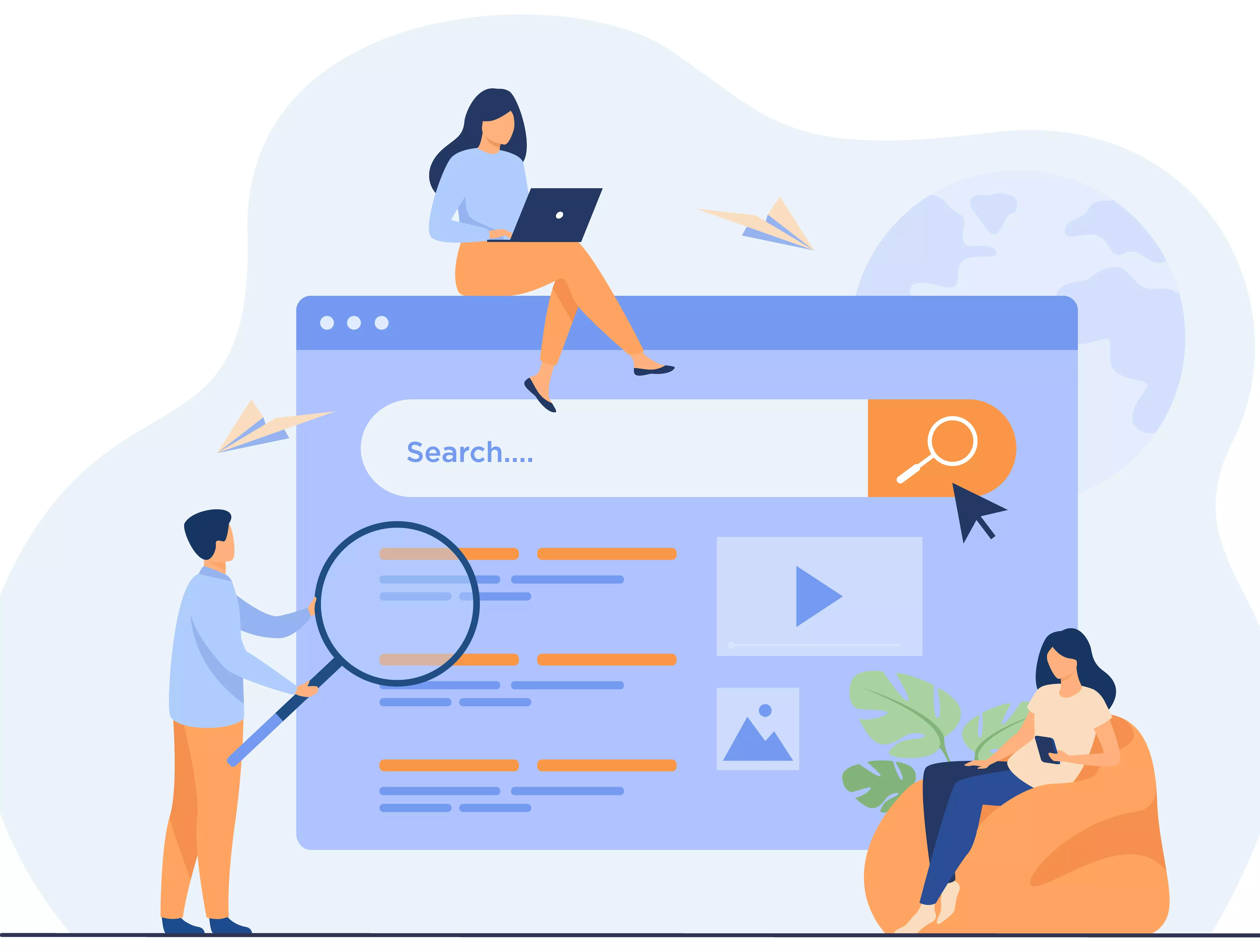 Content writing helps your website to appear on top in search engines ensuring a larger reach. 