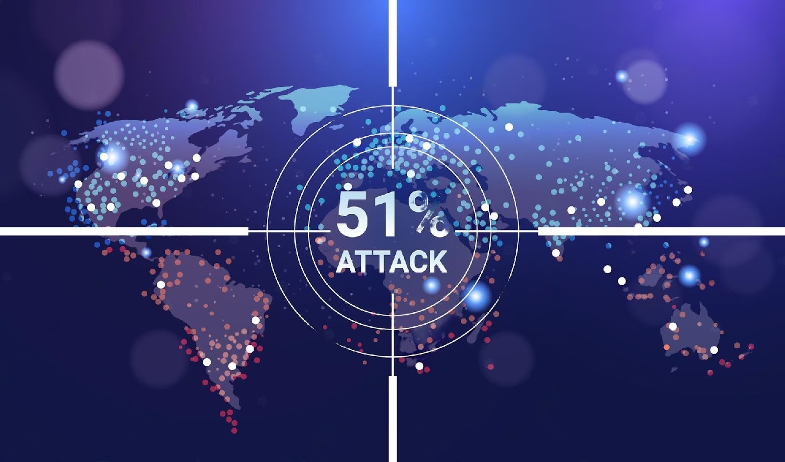 A banner of 51 percent attack